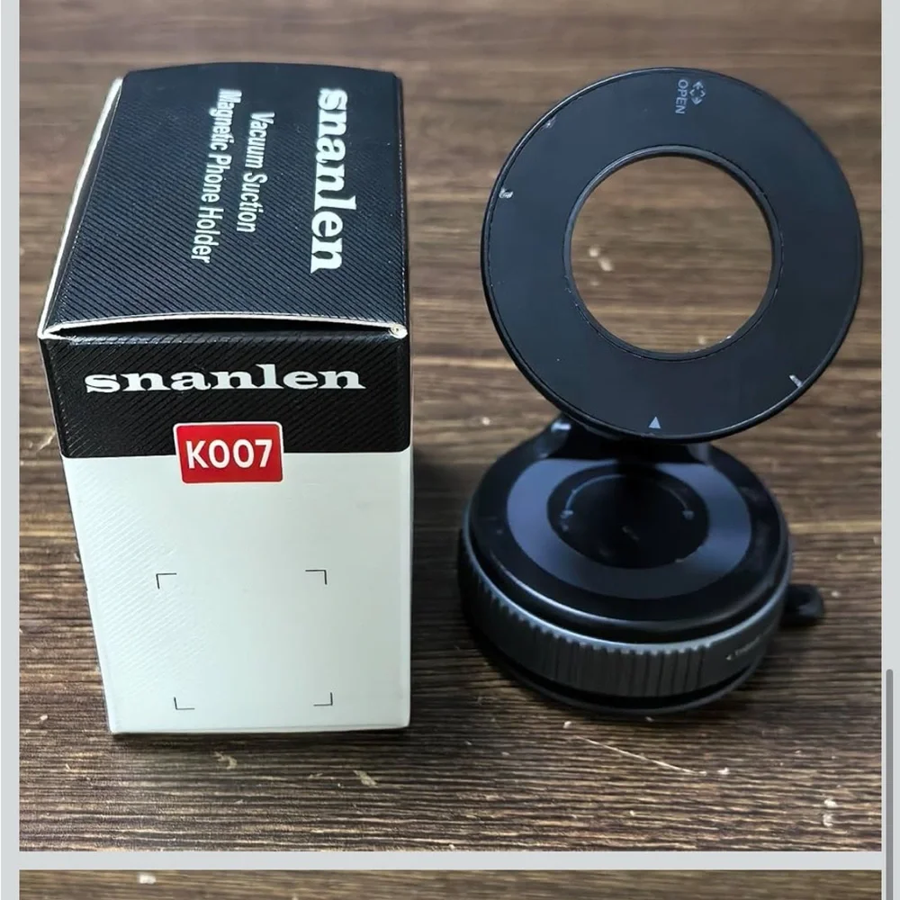 Cell Phone Holders for Vehicles, Upgraded Vacuum Magnetic Suction Phone Mount